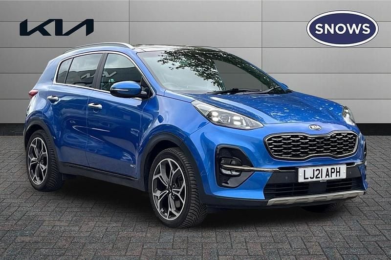 Blue Used 2021 Kia Sportage GT-Line S SUV | £18,995 (Super price) - Image 1/4