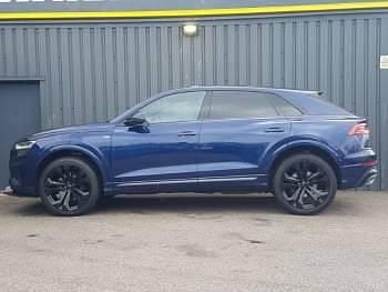 Used Audi Q8 S-Line 286 HP (210 kW) 2019 Blue SUV