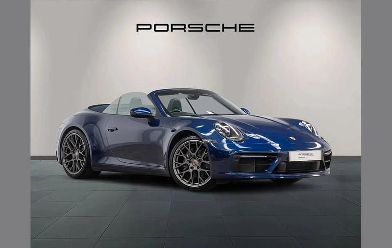 Used Porsche 911 379 HP (278 kW) 2020 Blue Cabriolet