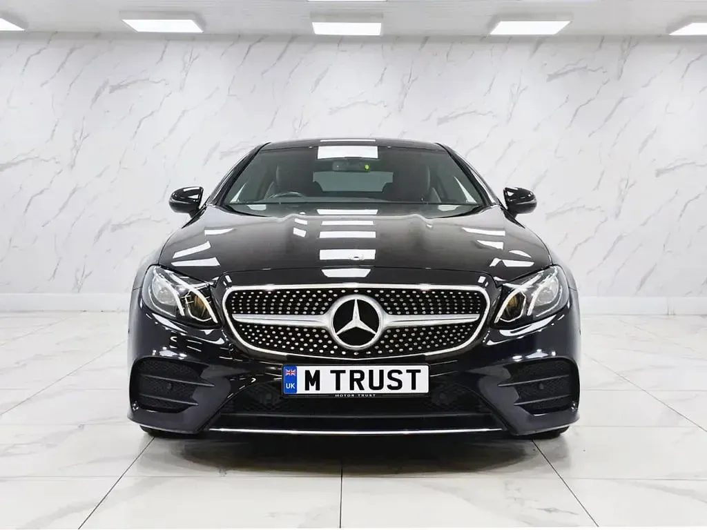 Used Mercedes E220 AMG line 194 HP (142 kW) 2019 Black Coupe