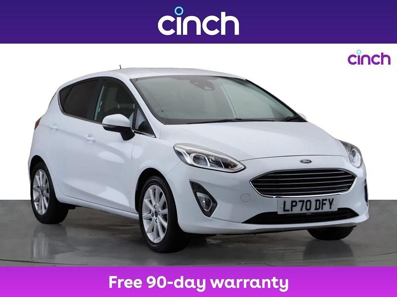 White Used 2021 Ford Fiesta Titanium Hatchback | £11,509 (Good price) - Image 1/3
