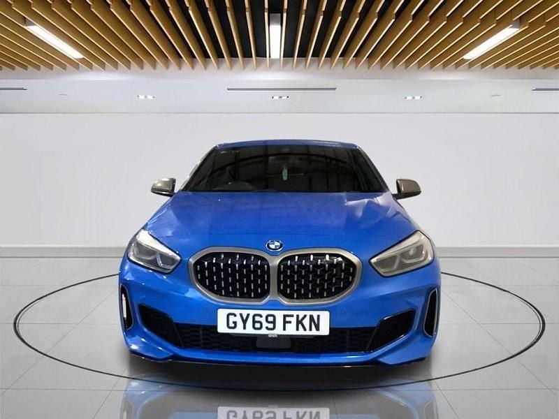 Used BMW M135 Comfort Edition 306 HP (225 kW) 2019 Blue Hatchback