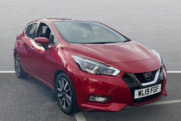 Used Nissan Micra Acenta 90 HP (66 kW) 2019 Red Hatchback