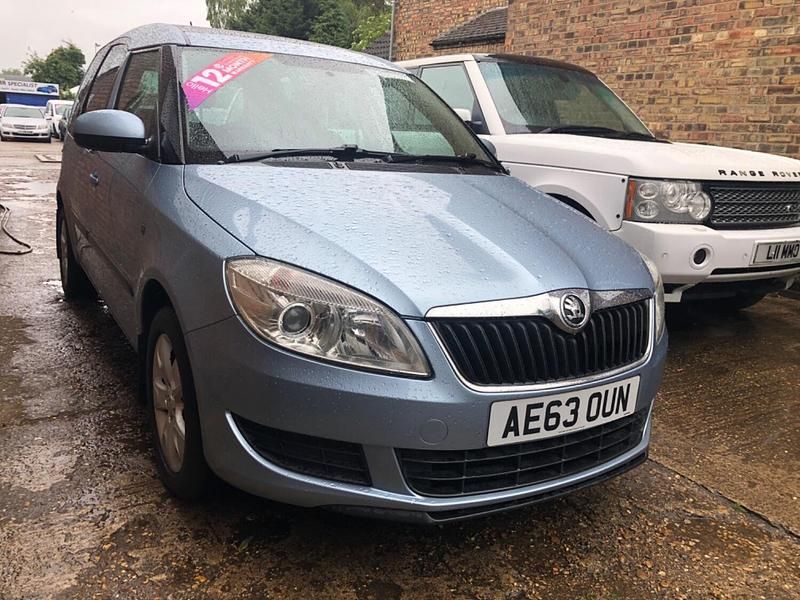 Used Skoda Roomster SE 105 HP (77 kW) 2013 Blue MPV
