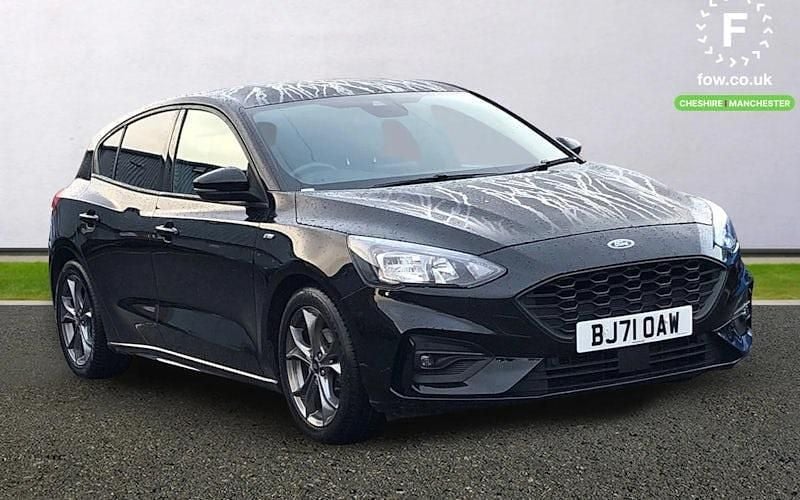 Black Used 2021 Ford Focus ST-Line Hatchback | £11,699 (Super price) - Image 1/4