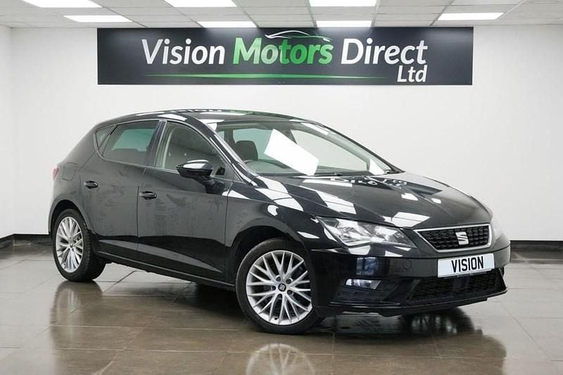 Used Seat Leon SE Dynamic 115 HP (84 kW) 2018 Black Hatchback