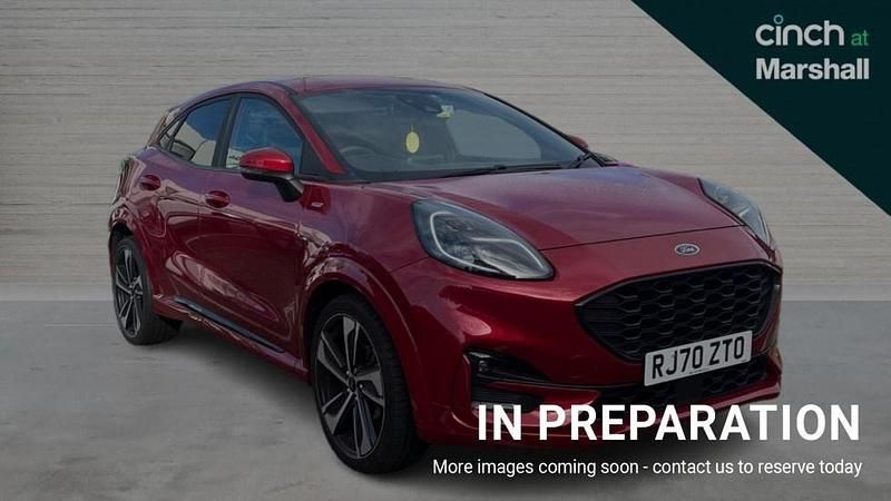 Red Used 2021 Ford Puma Gen-E ST-Line X Hatchback | £13,673 (Fair price) - Image 1/4