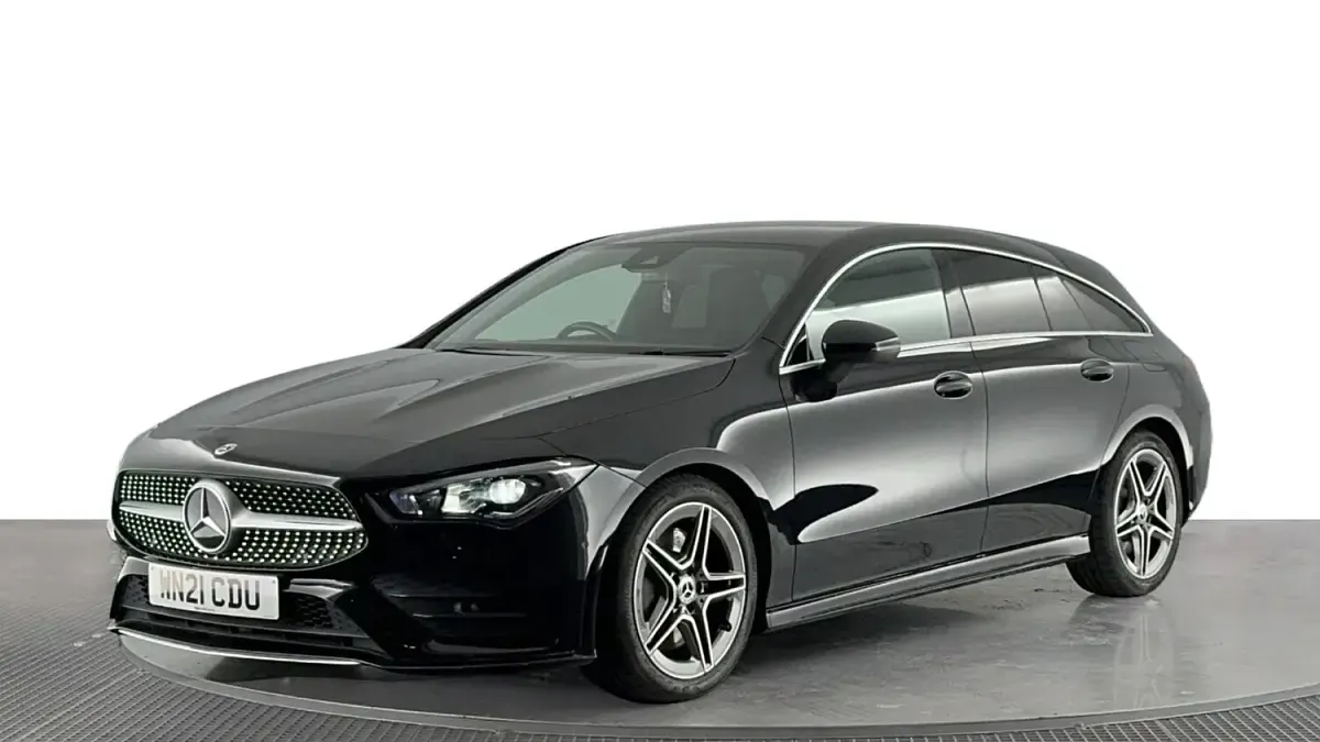 Used Mercedes CLA250 AMG line 2021 Black Coupe