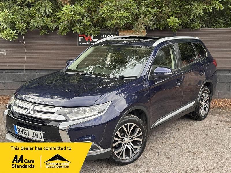 Blue Used 2017 Mitsubishi Outlander SUV | £13,995 (Expensive) - Image 1/3