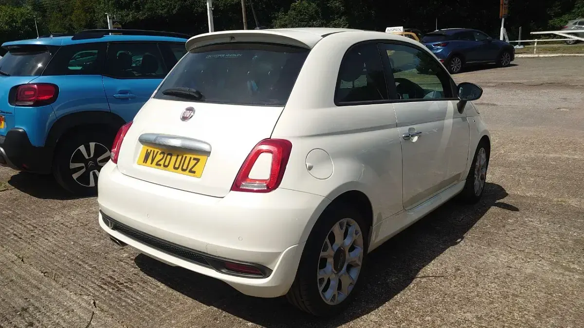 Used Fiat 500 Rock 69 HP (50 kW) 2020 White Hatchback