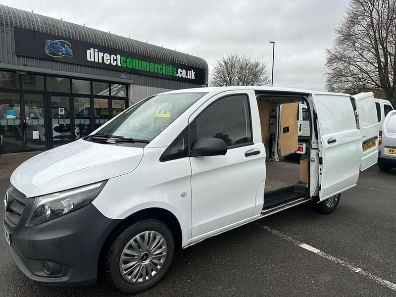 White Used 2018 Mercedes Vito Van | £11,495 (Good price) - Image 1/3