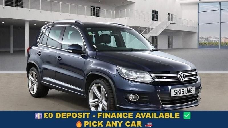 Blue Used 2016 VW Tiguan R-line Edition SUV | £11,899 (Super price) - Image 1/4