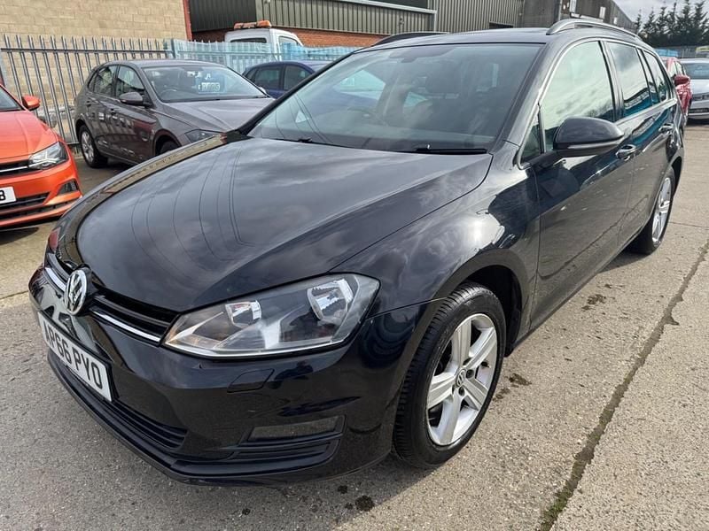 Used VW Golf VII Edition 125 HP (91 kW) 2017 Black Estate