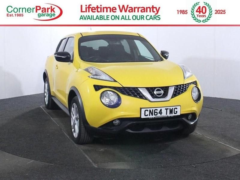 Used Nissan Juke Acenta Premium 115 HP (84 kW) 2014 Yellow SUV