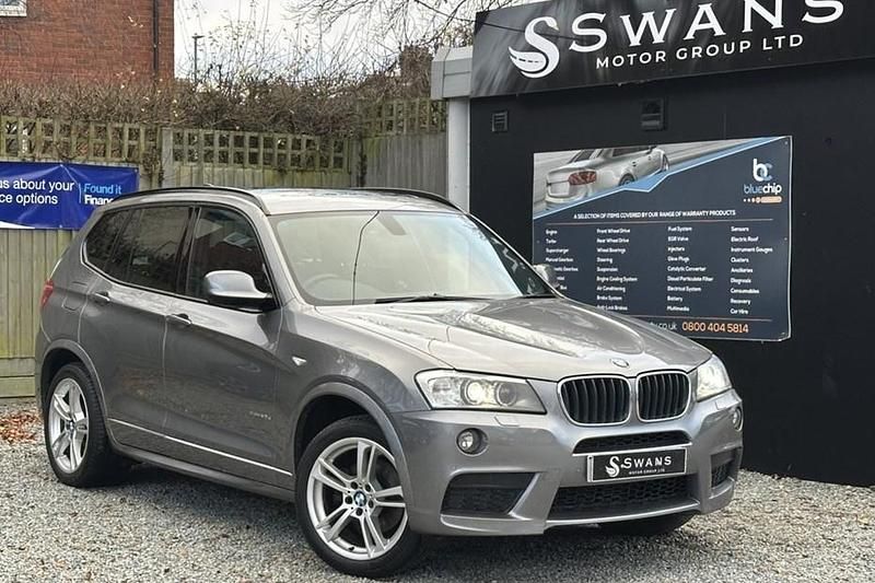 Grey Used 2012 BMW X3 M Sport SUV | £9,795 (Fair price) - Image 1/1