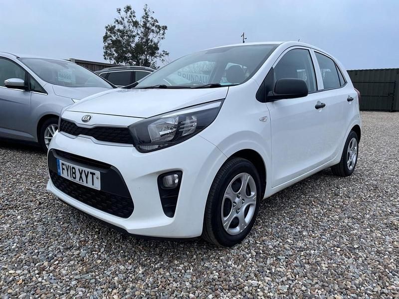Used Kia Picanto 66 HP (48 kW) 2018 White Hatchback