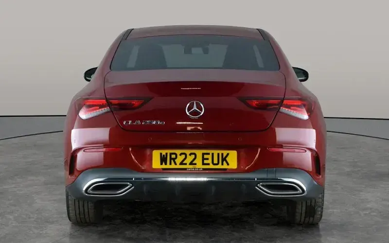 Used Mercedes CLA250e AMG Line Premium Plus 218 HP (160 kW) 2022 Red Coupe