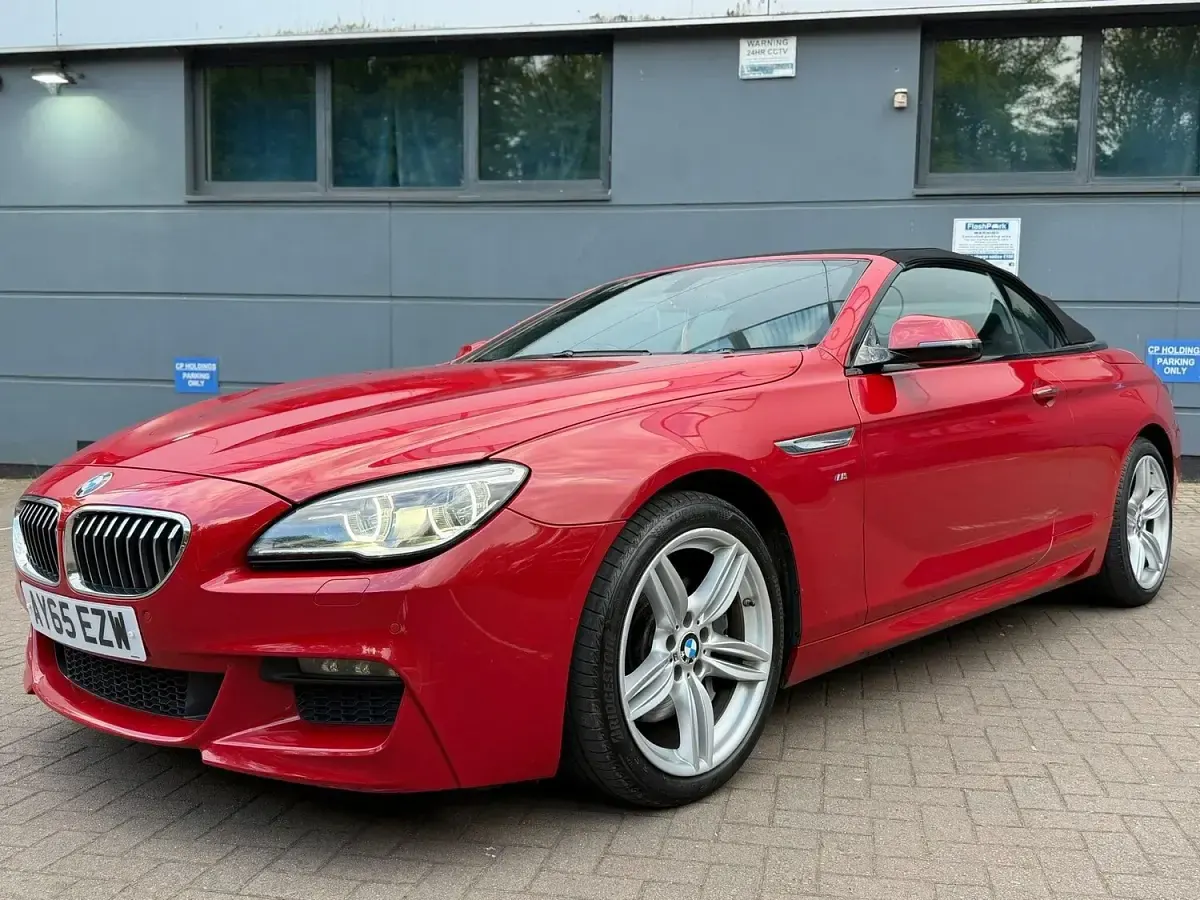 Used BMW 640 Cabriolet M Sport 2016 Red Cabriolet