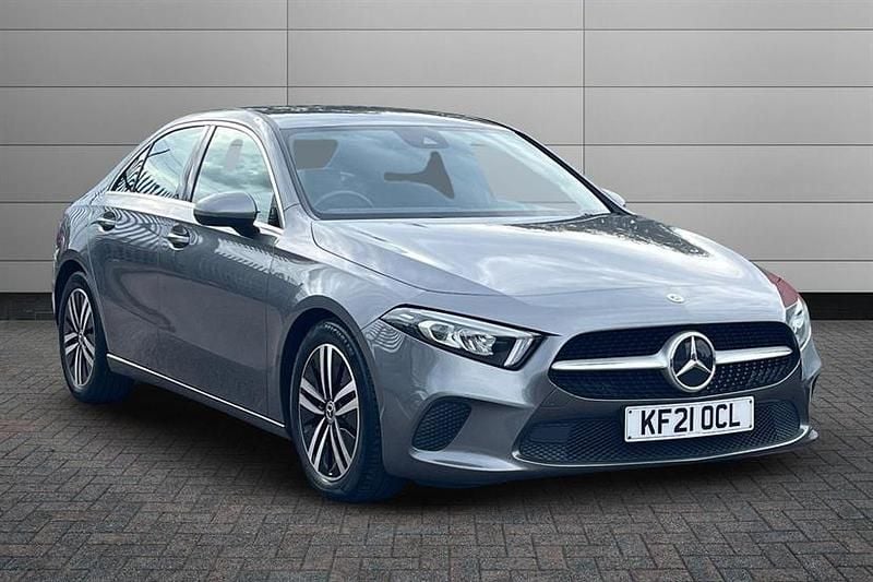 Mountain grey Used 2021 Mercedes A200 Sedan | £18,990 (Fair price) - Image 1/4