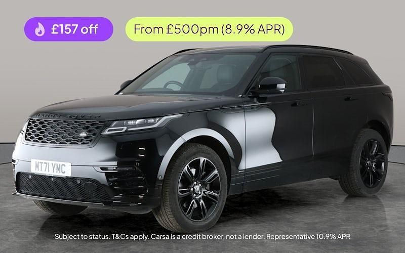 Black Used 2021 Land Rover Range Rover Velar S SUV | £31,360 (Fair price) - Image 1/2