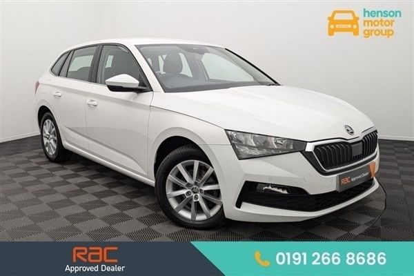 White Used 2021 Skoda Scala SE Technology Hatchback | £9,999 (Fair price) - Image 1/1