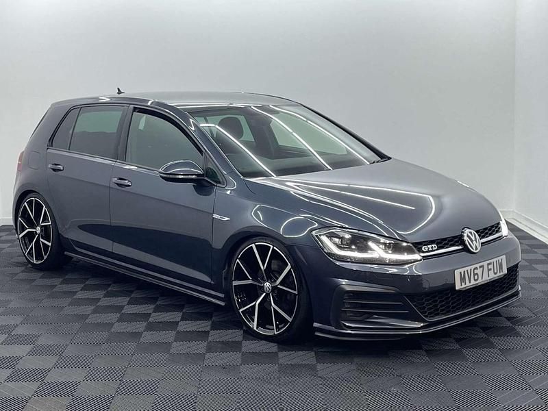 Used VW Golf VII GTD 2017 Blue Hatchback