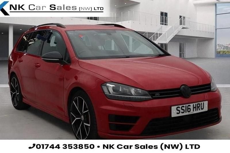 Red Used 2016 VW Golf VII R Estate | £13,000 (Good price) - Image 1/1