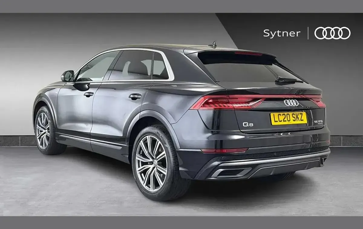 Used Audi Q8 S-Line 340 HP (250 kW) 2020 Black SUV