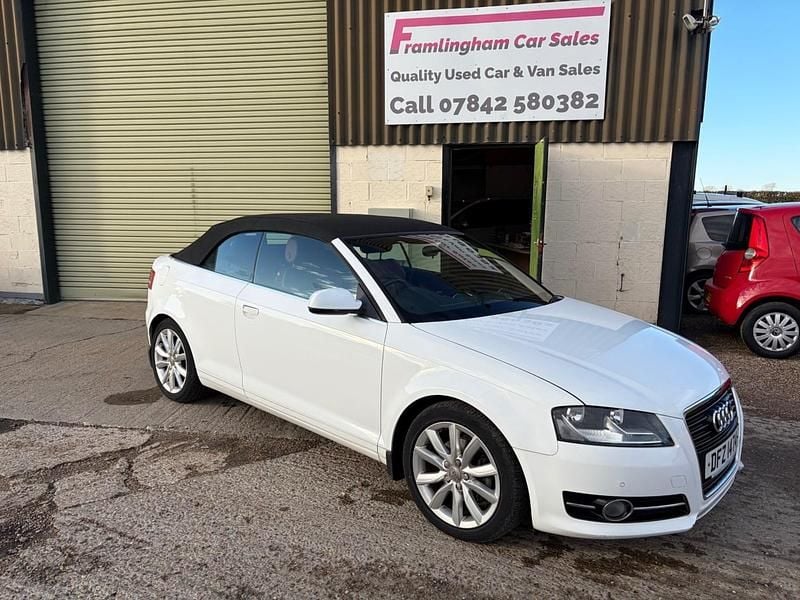 White Used 2010 Audi A3 Cabriolet Sport Cabriolet | £3,495 (Good price) - Image 1/4