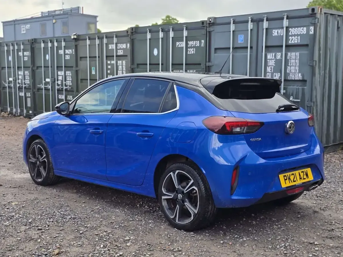 Used Vauxhall Corsa Ultimate 130 HP (95 kW) 2021 Blue Hatchback