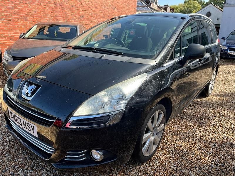 Black Used 2013 Peugeot 5008 Allure MPV | £4,495 (Good price) - Image 1/4