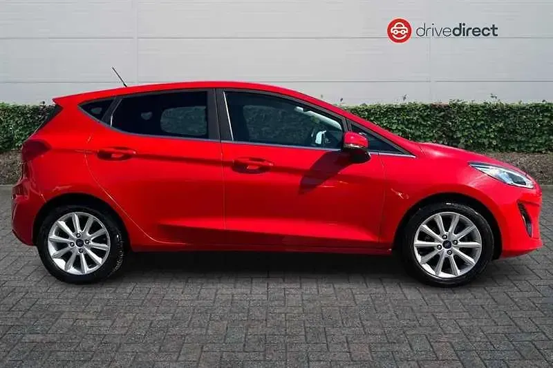 Used Ford Fiesta Titanium 2021 Red Hatchback