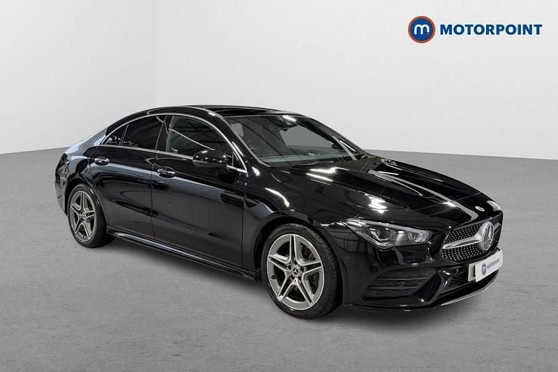 Black Used 2022 Mercedes CLA200 AMG Line Premium Plus Coupe | £25,149 (A bit pricey) - Image 1/4