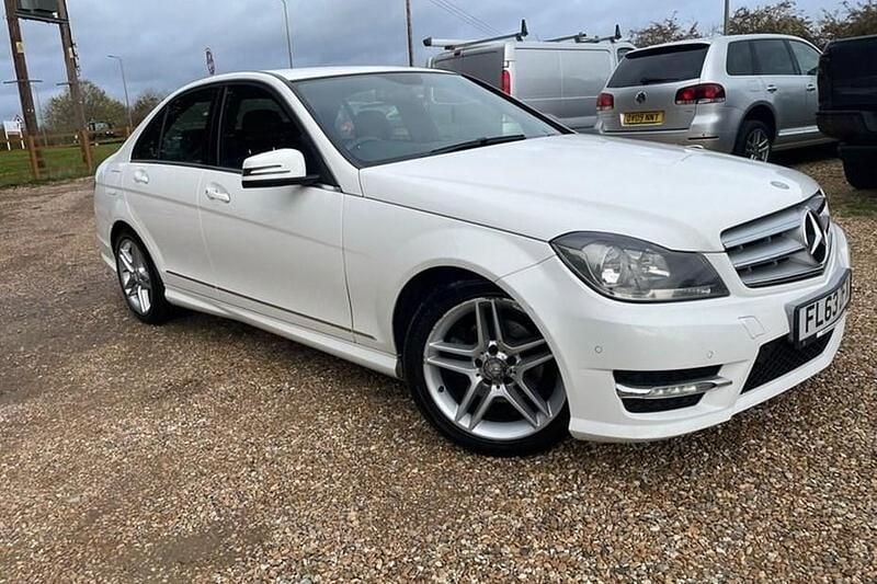 White Used 2013 Mercedes C180 AMG Sedan | £4,995 (Fair price) - Image 1/1