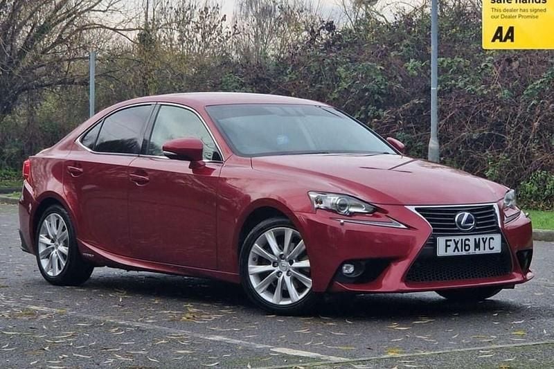 Red Used 2016 Lexus IS300h Executive Line Sedan | £11,495 (Fair price) - Image 1/1