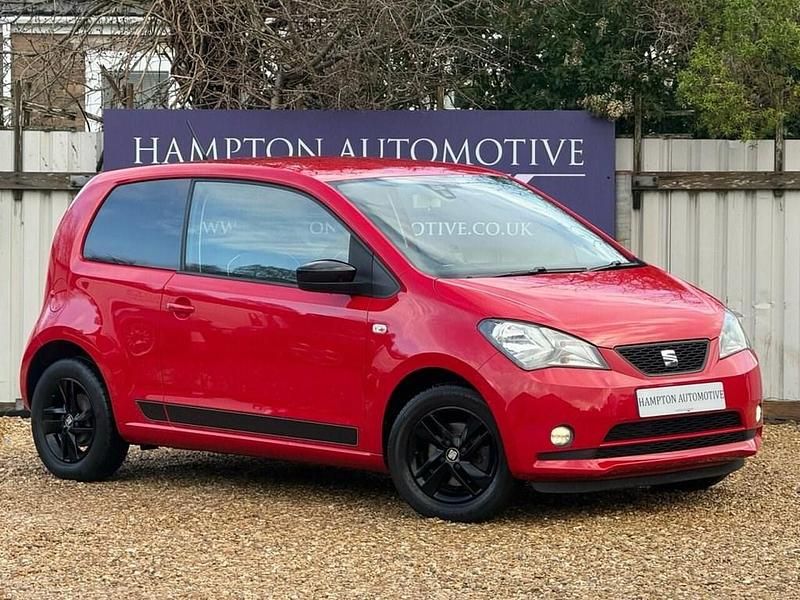 Used Seat Mii Design 60 HP (44 kW) 2017 Red Hatchback