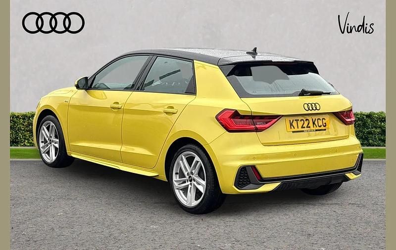 Used Audi A1 S-Line 94 HP (69 kW) 2022 Yellow SUV