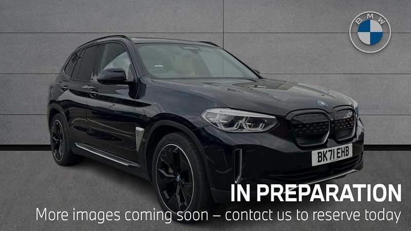 Black Used 2021 BMW iX3 Comfort Edition SUV | £26,990 (Fair price) - Image 1/4