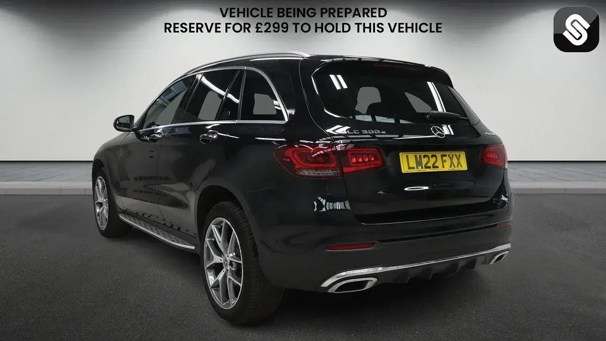 Used Mercedes GLC300e AMG line 2022 Black SUV