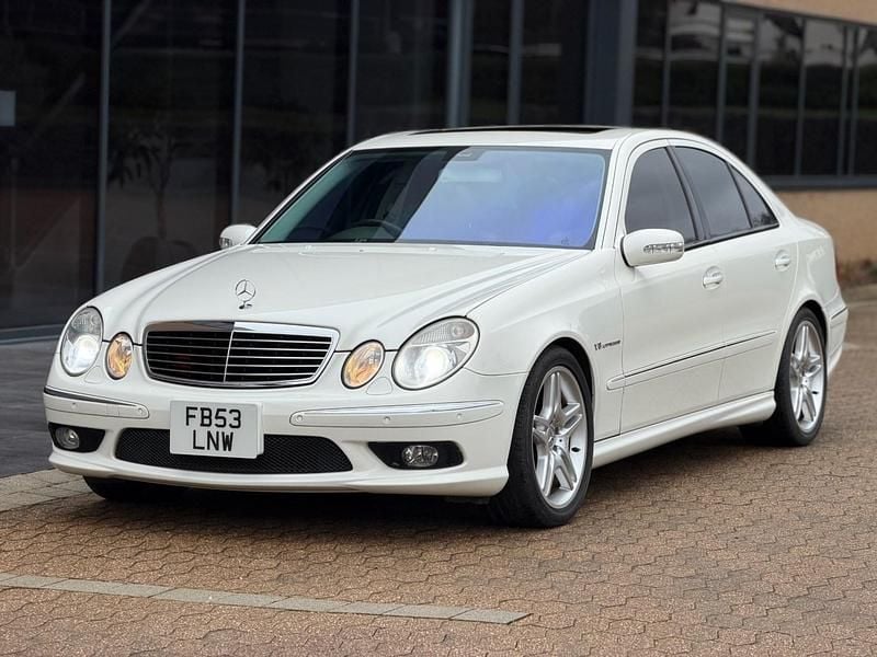 Used Mercedes E55 AMG AMG 2003 White Sedan