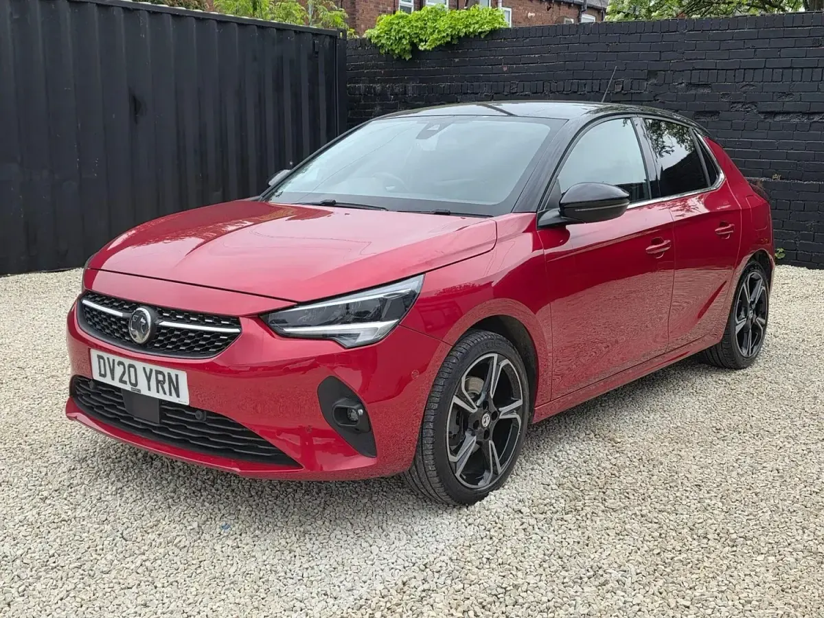 Used Vauxhall Corsa Elite 100 HP (73 kW) 2020 Red Hatchback