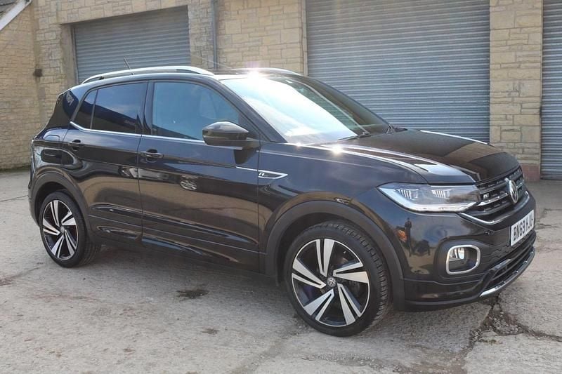 Usado VW T-Cross R-line 115 CV (84 kW) 2019 Negro SUV