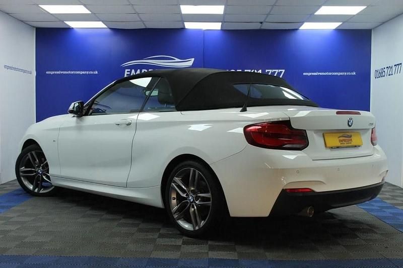 Used BMW 218 M Sport 136 HP (100 kW) 2019 White Cabriolet
