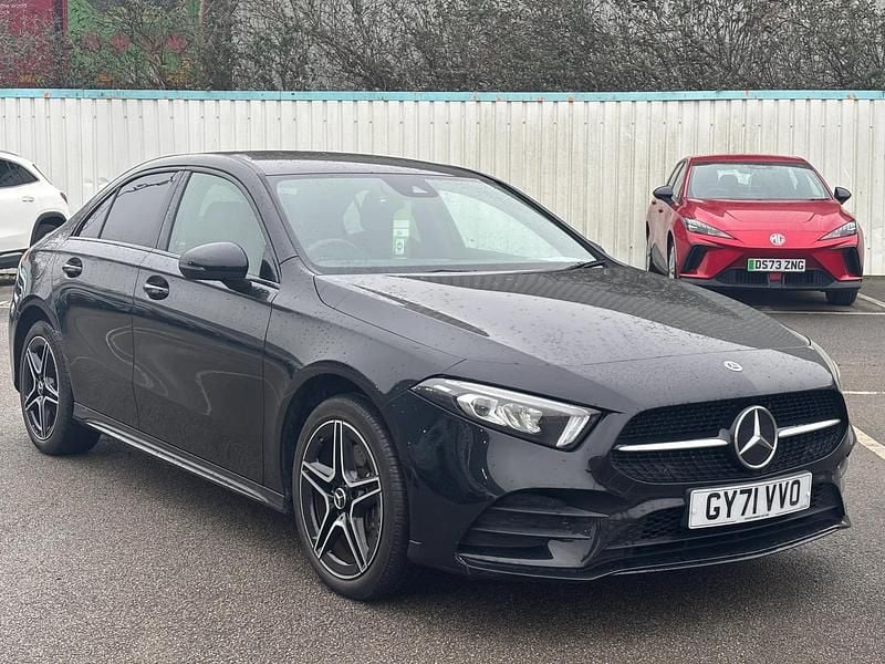 Used Mercedes A250 AMG line 218 HP (160 kW) 2021 Black Sedan