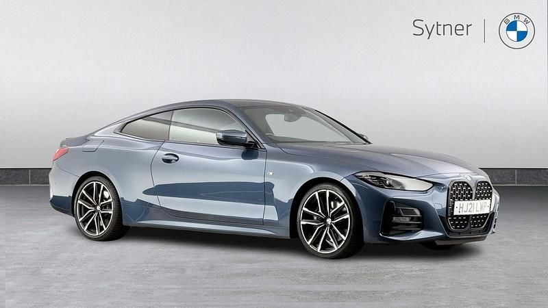 Used BMW 420 M Sport 190 HP (139 kW) 2021 Arctic race blue metallic  Coupe