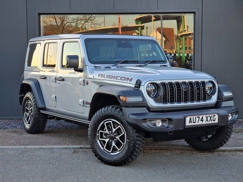 Silver New 2024 Jeep Wrangler Rubicon SUV | £58,998 (A bit pricey) - Image 1/4