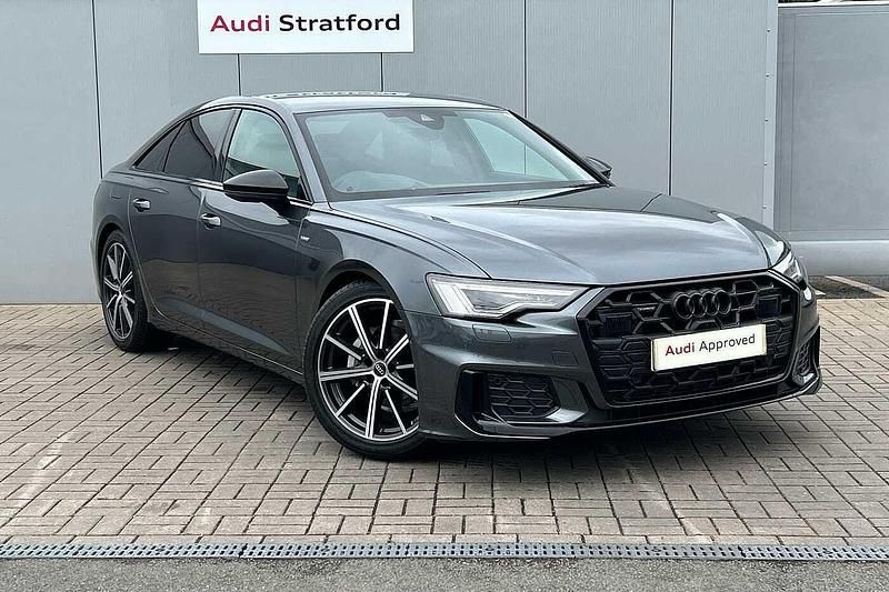 Daytona grey pearl effect Used 2025 Audi A6 Black Edition Sedan | £44,950 - Image 1/4