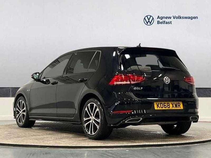 Used VW Golf VII R-line 150 HP (110 kW) 2019 Black Hatchback