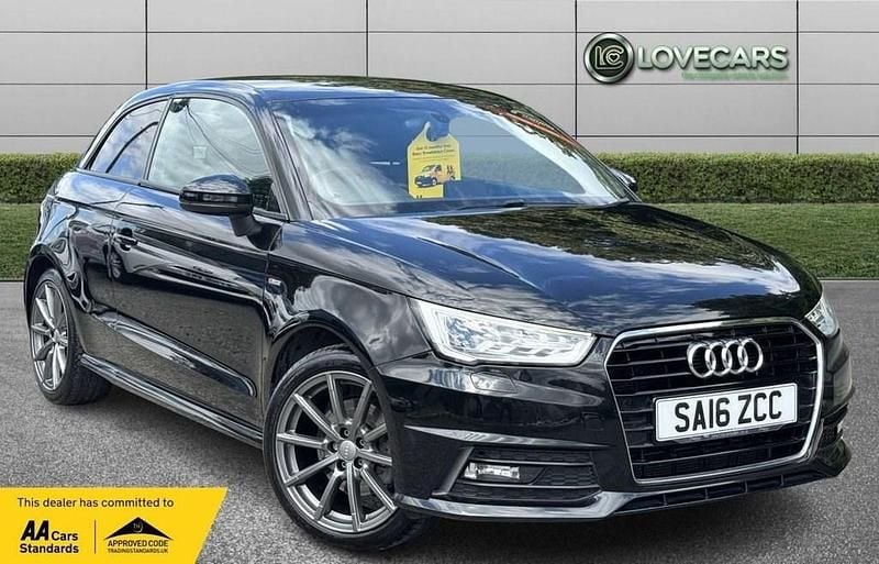 Black Used 2016 Audi A1 S-Line Hatchback | £9,795 (Fair price) - Image 1/4