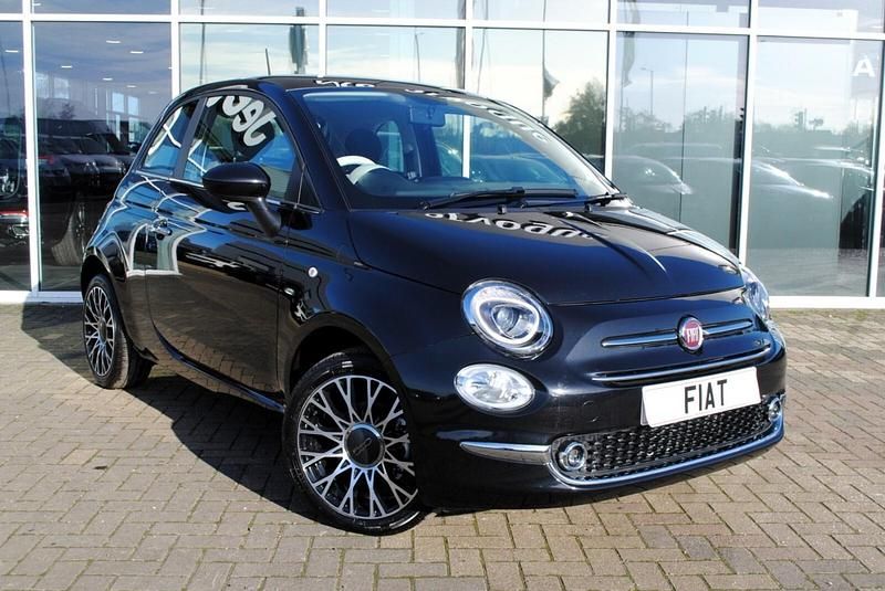 Black New 2024 Fiat 500 Hatchback | £17,298 (Expensive) - Image 1/4